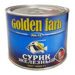 Сурик железный МА-15  1,9 кг /6 (шт) Golden Farb